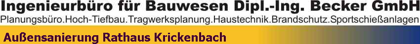 Au�ensanierung Rathaus Krickenbach